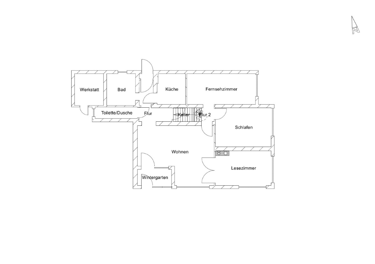Grundriss EG - ohne Maßstab